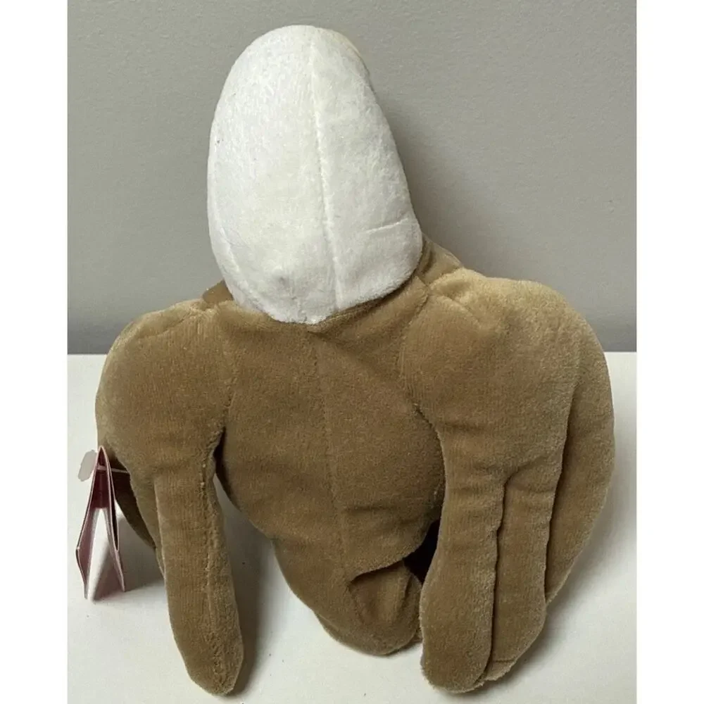 1999 Precious Moments Tender Tails Bald Eagle Plush w/ Tag American Flag 7”